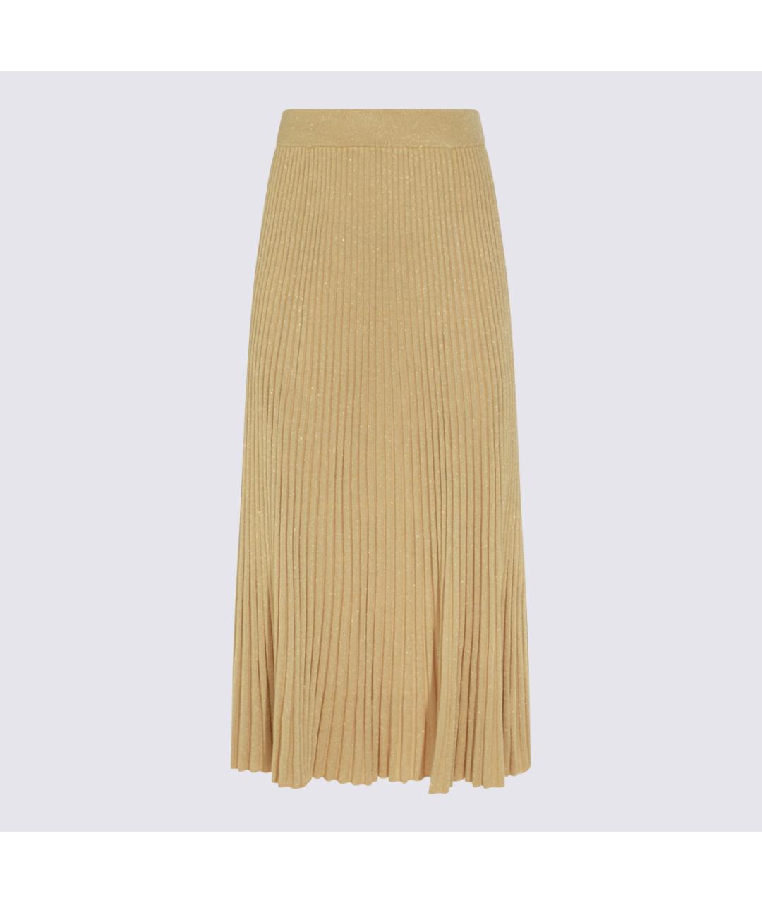 ZIMMERMANN Золотая юбка миди, фото 2