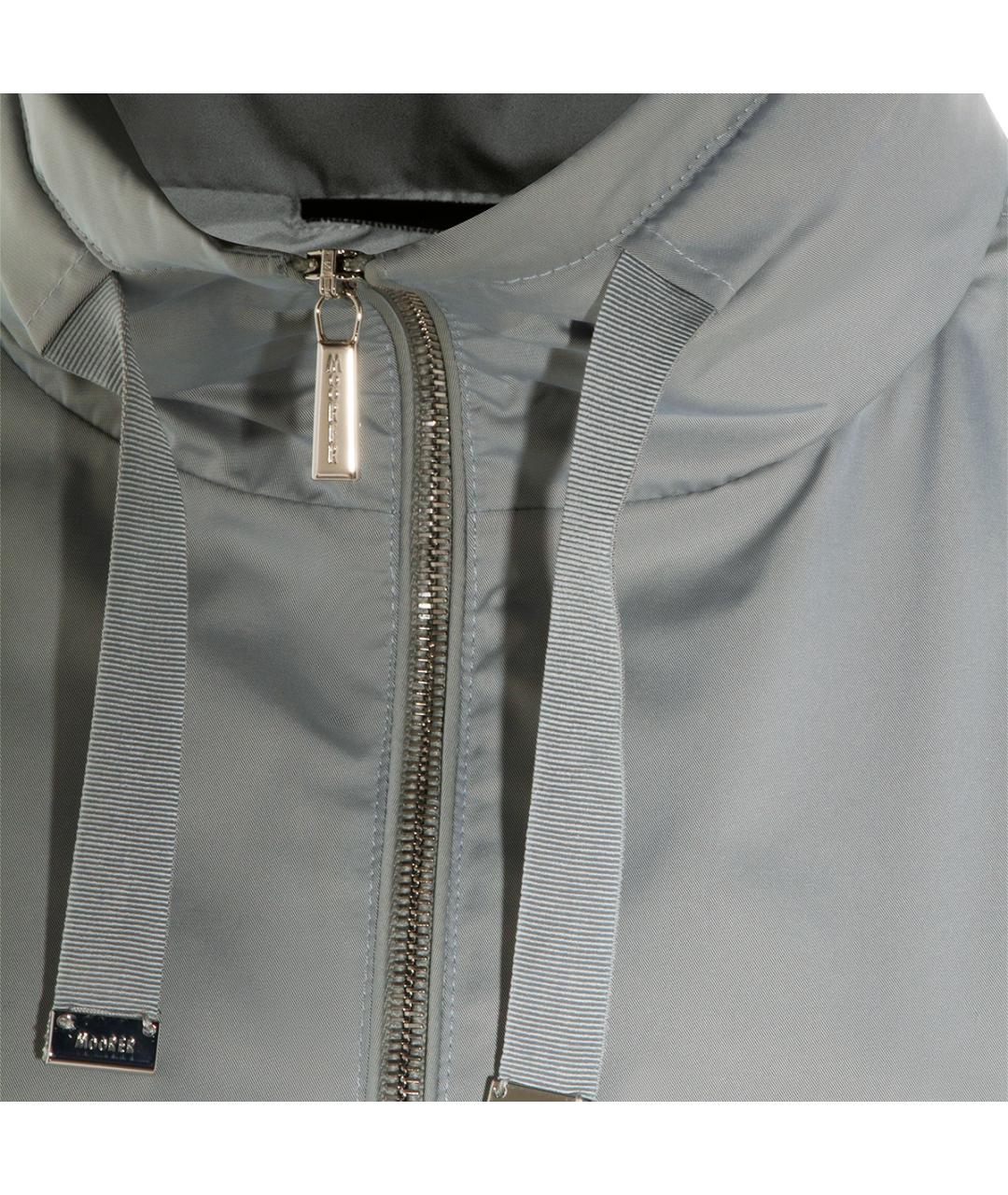 MOORER Серая полиэстеровая куртка, фото 4