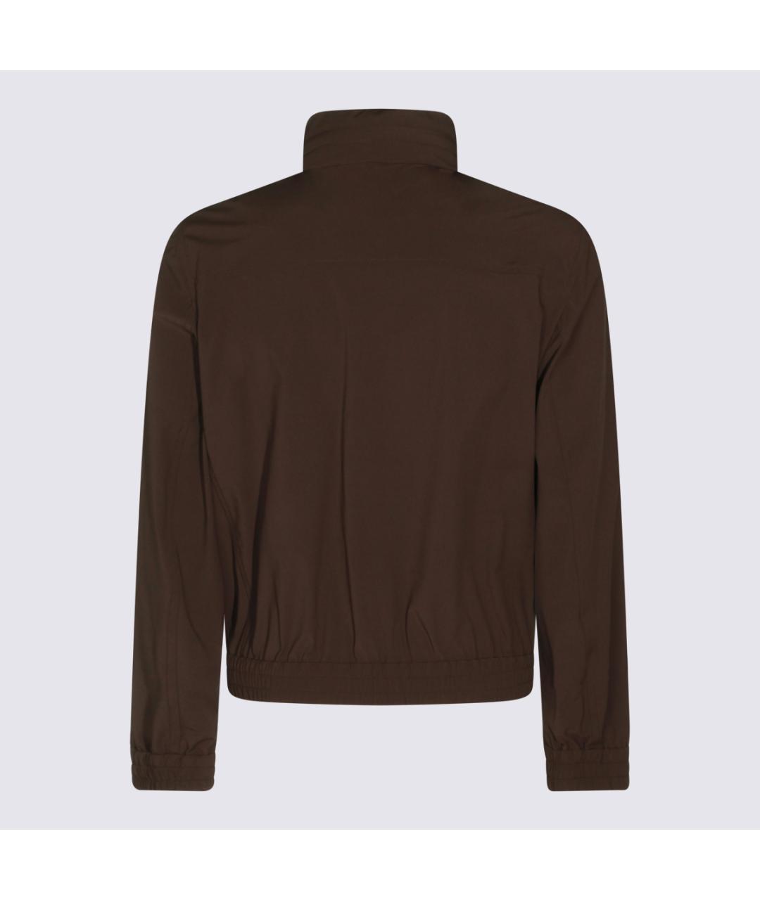 BRUNELLO CUCINELLI Коричневая синтетическая куртка, фото 3