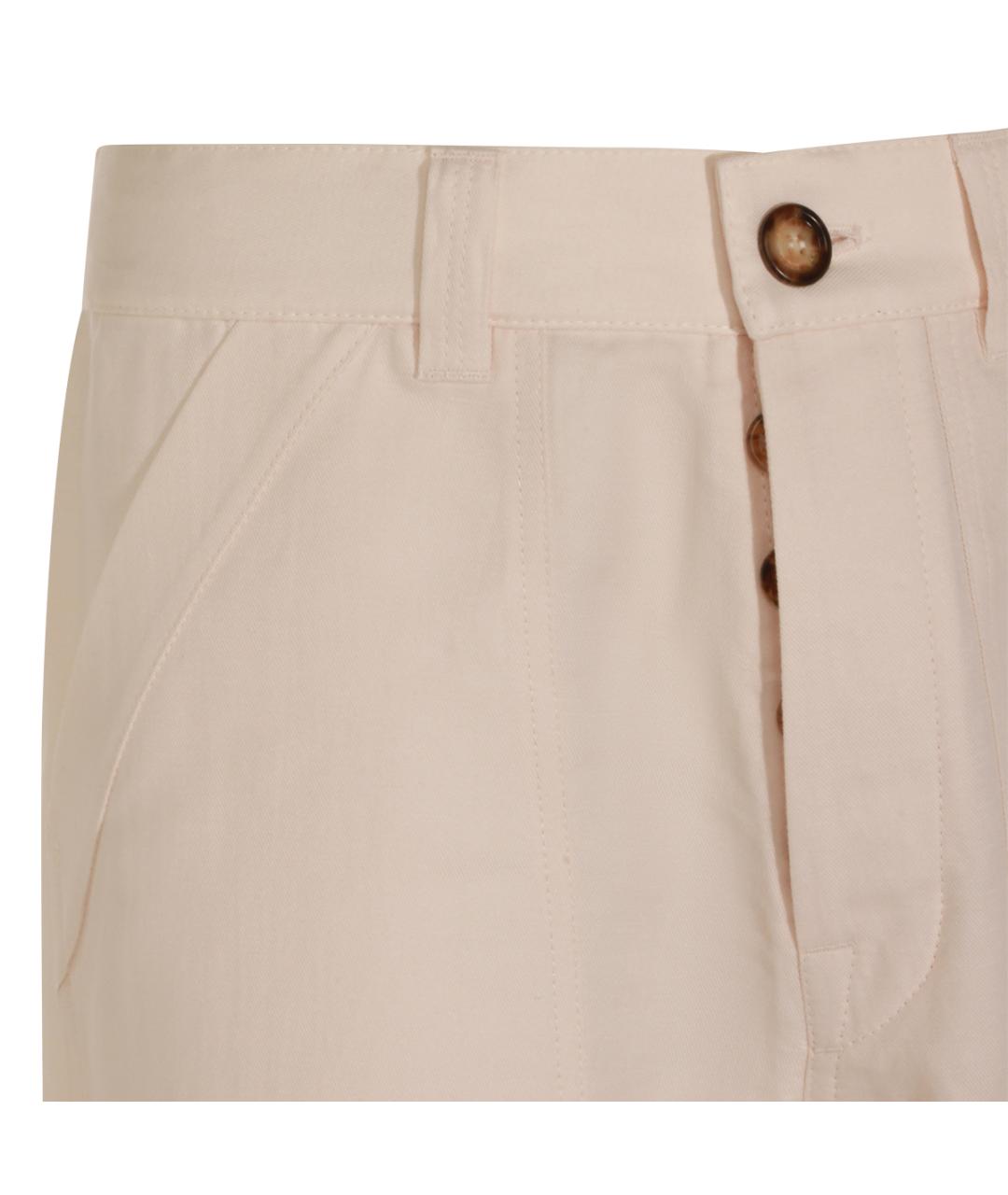 BRUNELLO CUCINELLI Бежевые льняные повседневные брюки, фото 2