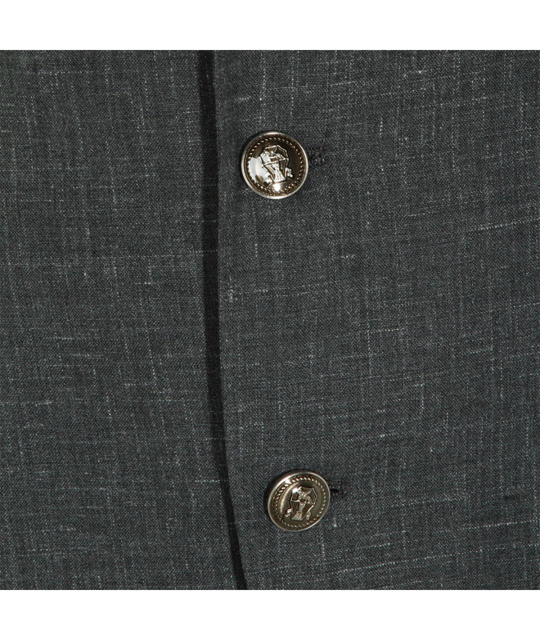 BRUNELLO CUCINELLI Серый шерстяной пиджак, фото 5