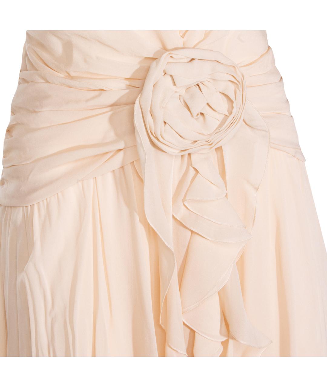 BLUMARINE Розовое вискозное коктейльное платье, фото 3