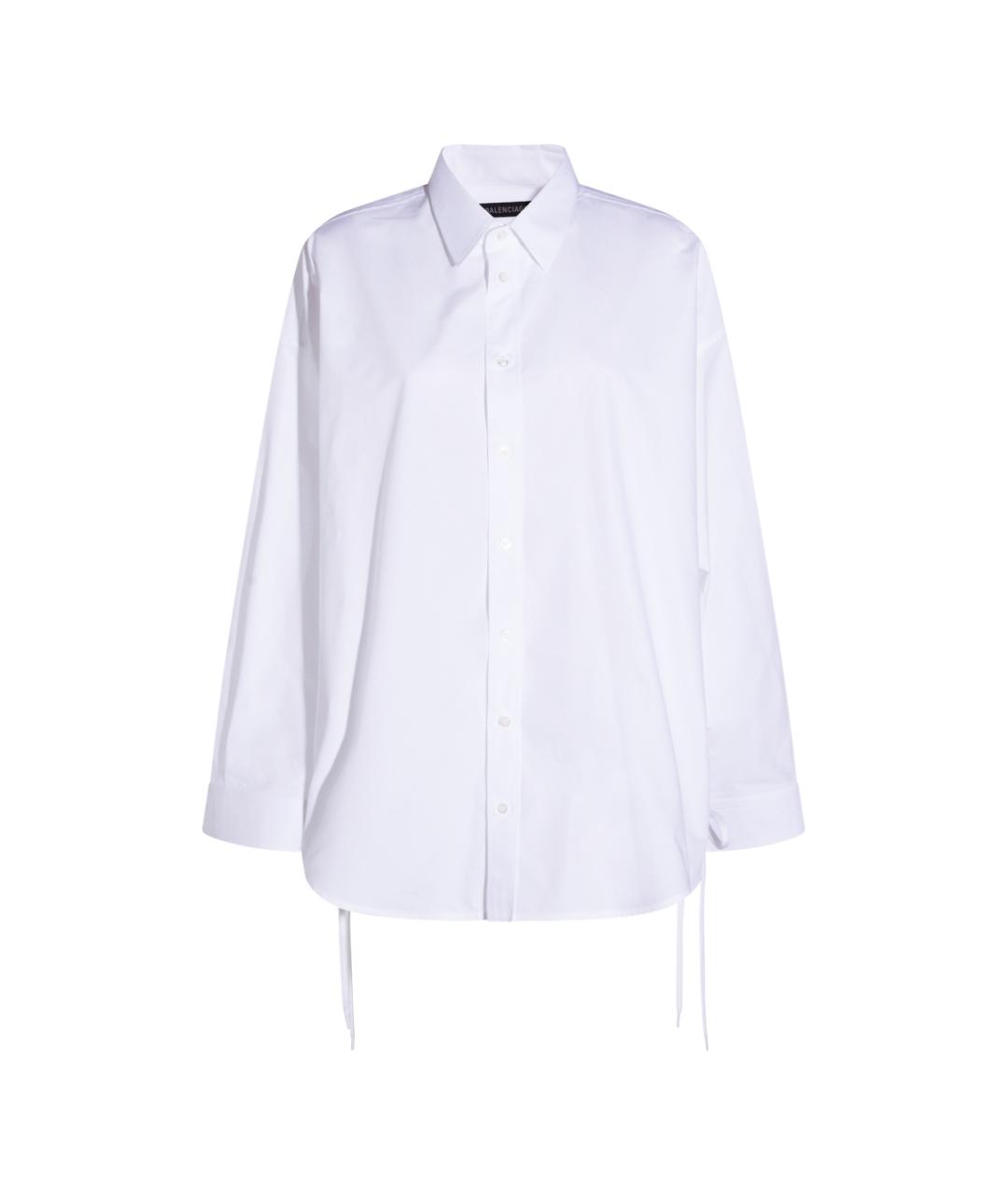BALENCIAGA Белая хлопковая рубашка, фото 1