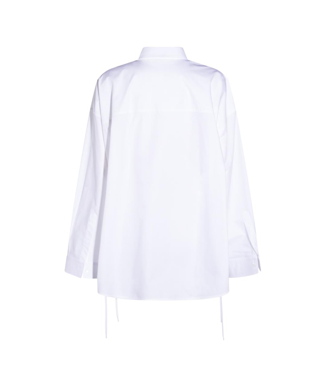 BALENCIAGA Белая хлопковая рубашка, фото 2