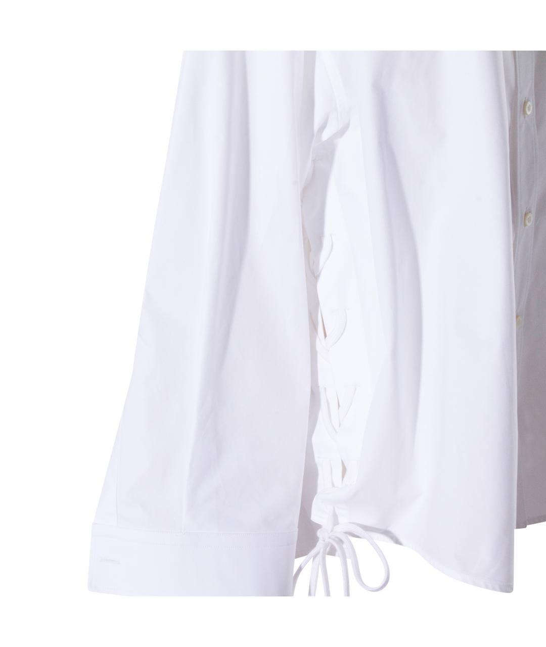 BALENCIAGA Белая хлопковая рубашка, фото 5