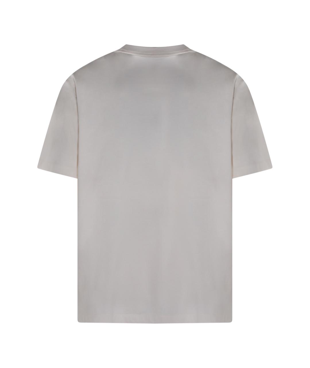 Y-3 Белая хлопковая футболка, фото 2