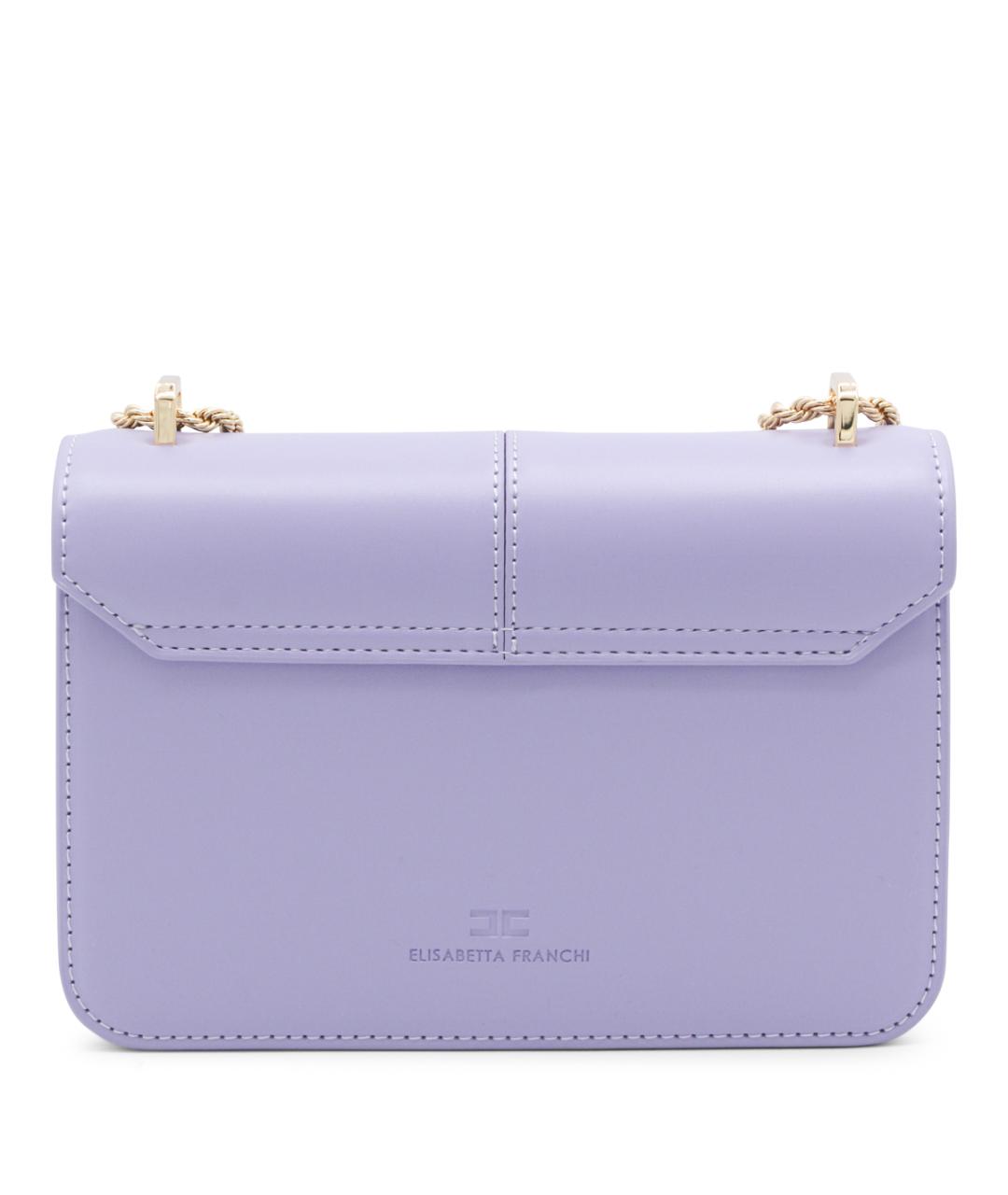 ELISABETTA FRANCHI Фиолетовая сумка через плечо, фото 3