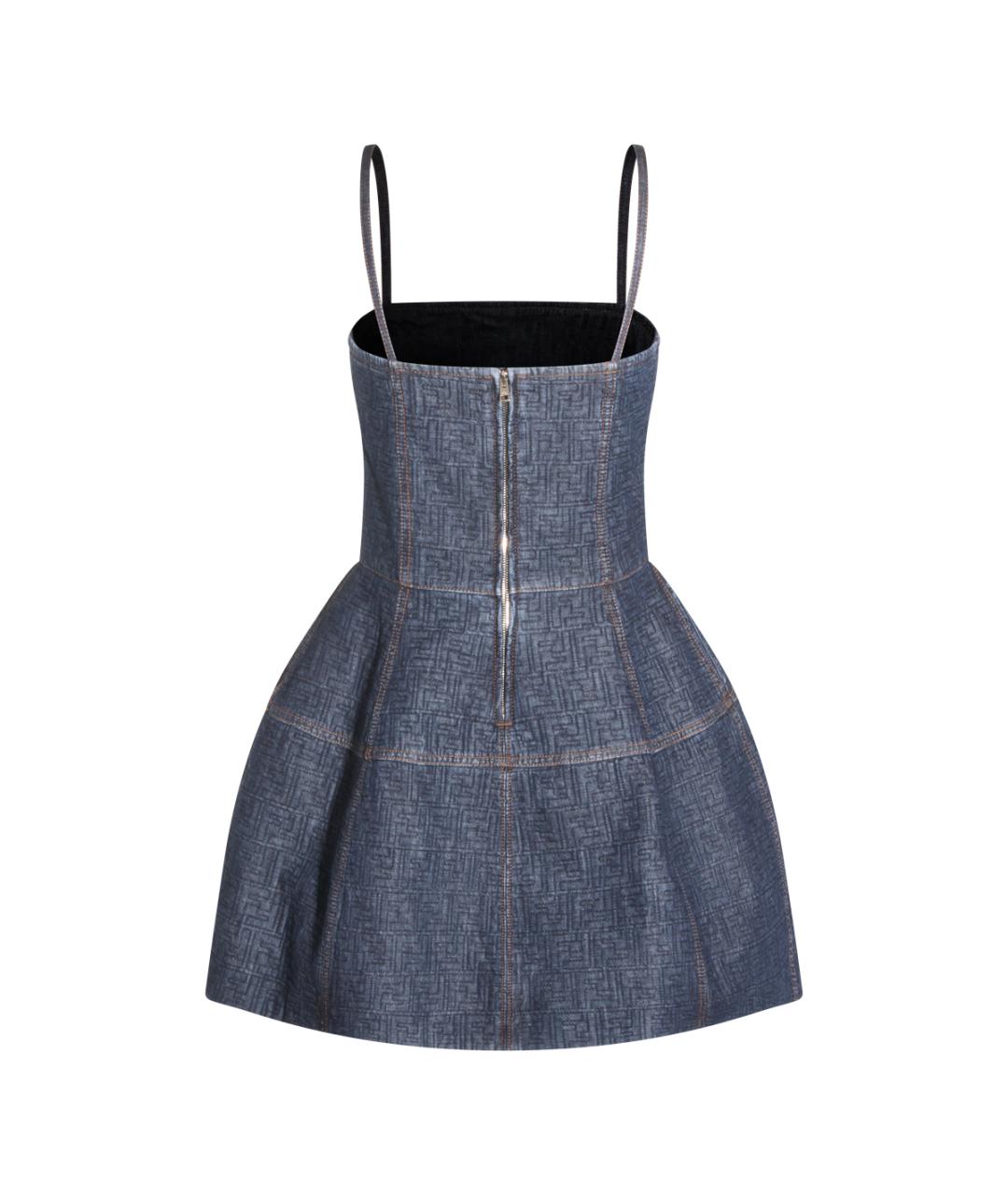 FENDI Синее платье, фото 2