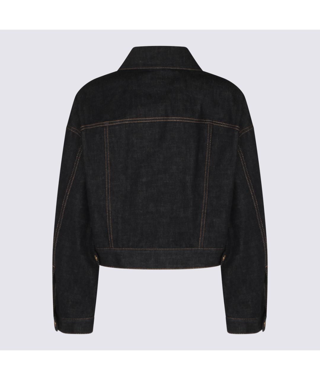 BRUNELLO CUCINELLI Темно-синяя хлопковая куртка, фото 2