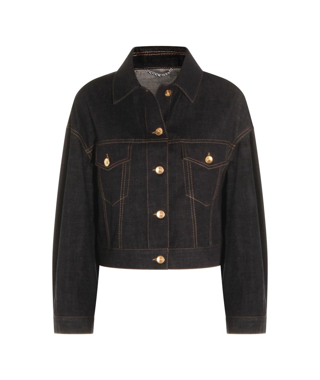 BRUNELLO CUCINELLI Темно-синяя хлопковая куртка, фото 1