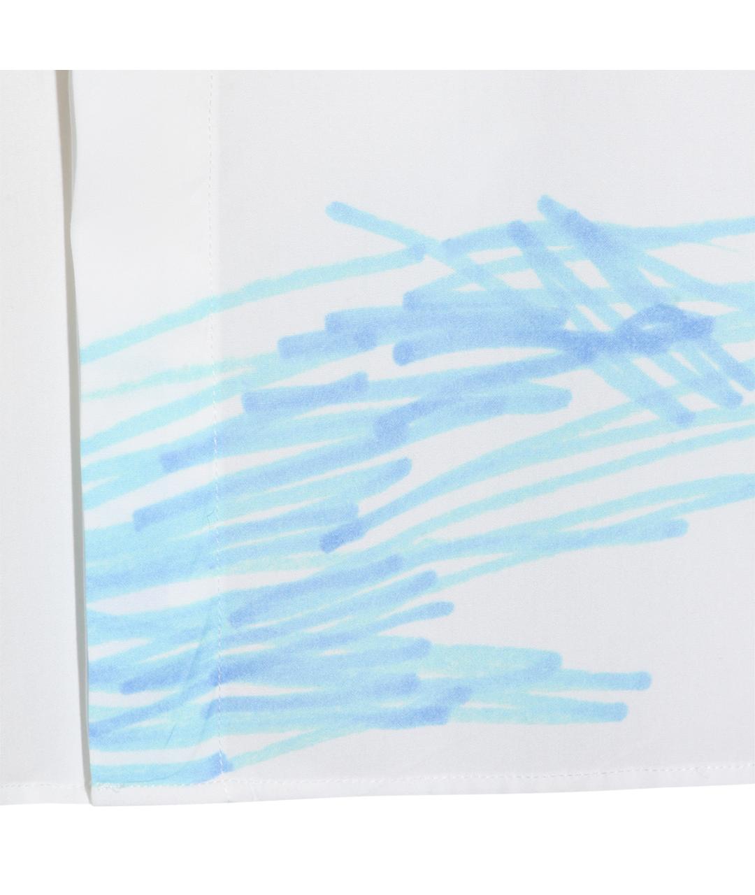 MOSCHINO Белая хлопковая классическая рубашка, фото 3