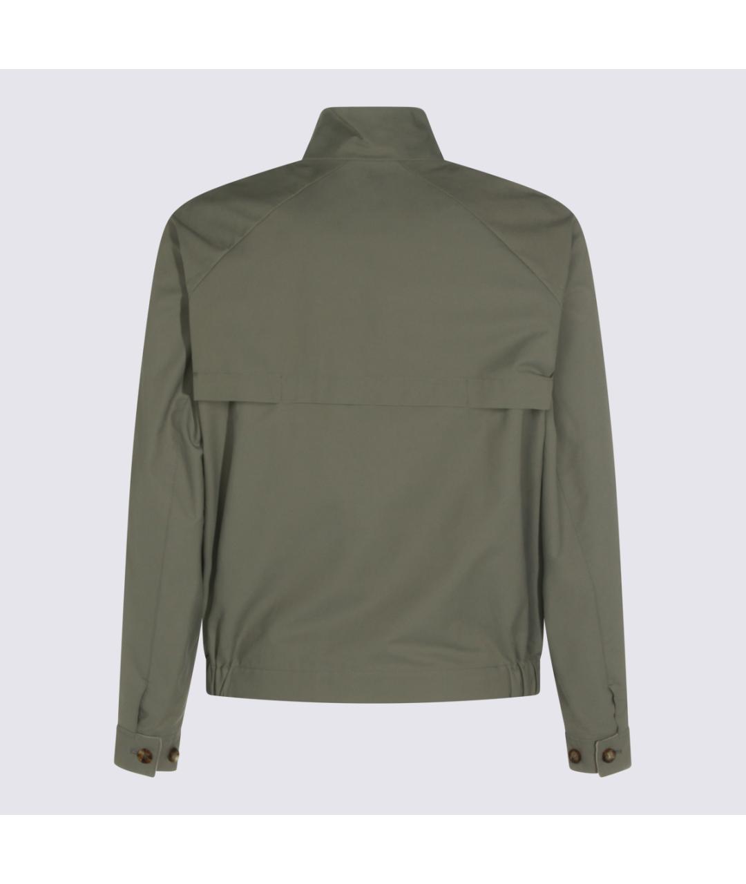 BRUNELLO CUCINELLI Зеленая хлопковая куртка, фото 3