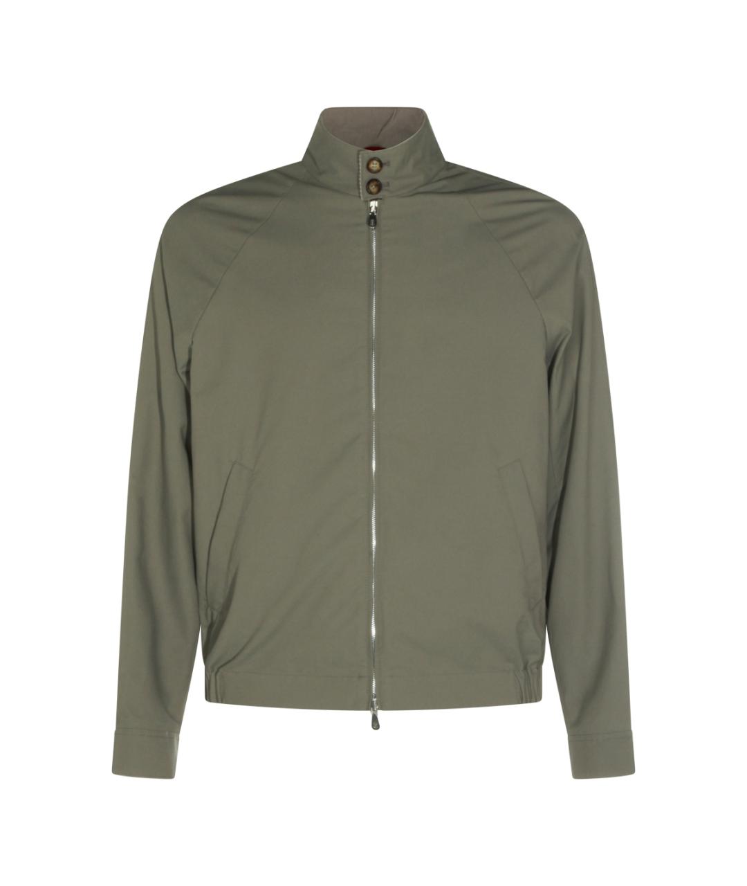 BRUNELLO CUCINELLI Зеленая хлопковая куртка, фото 1