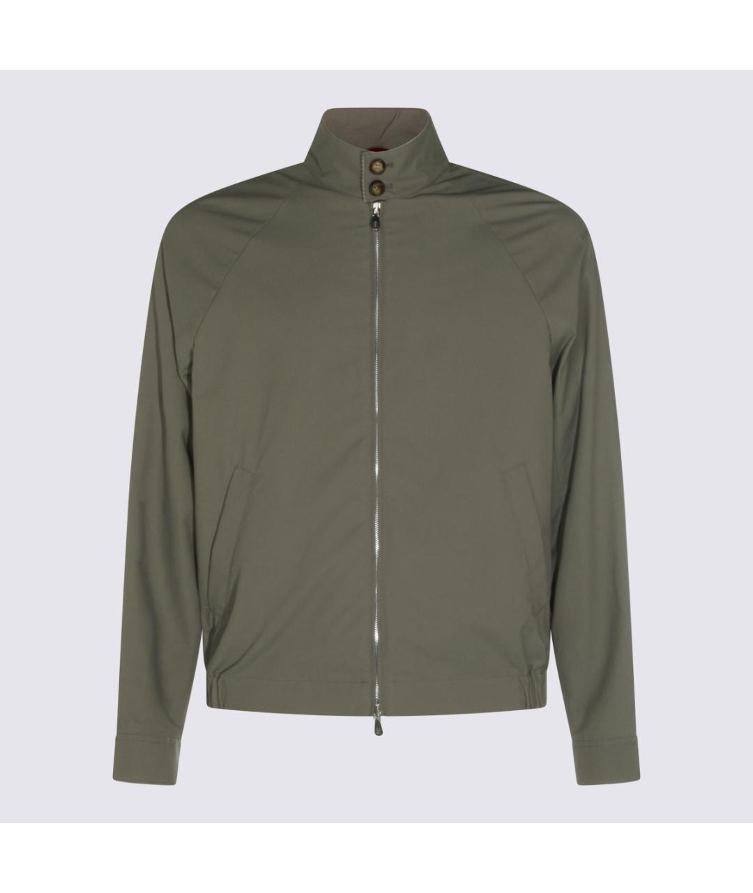 BRUNELLO CUCINELLI Зеленая хлопковая куртка, фото 2