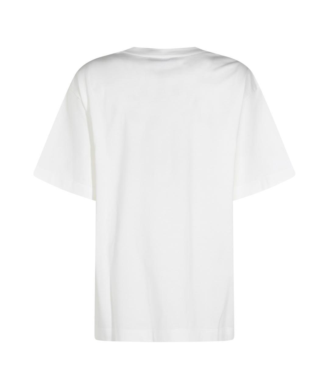 FENDI Белая хлопковая футболка, фото 2