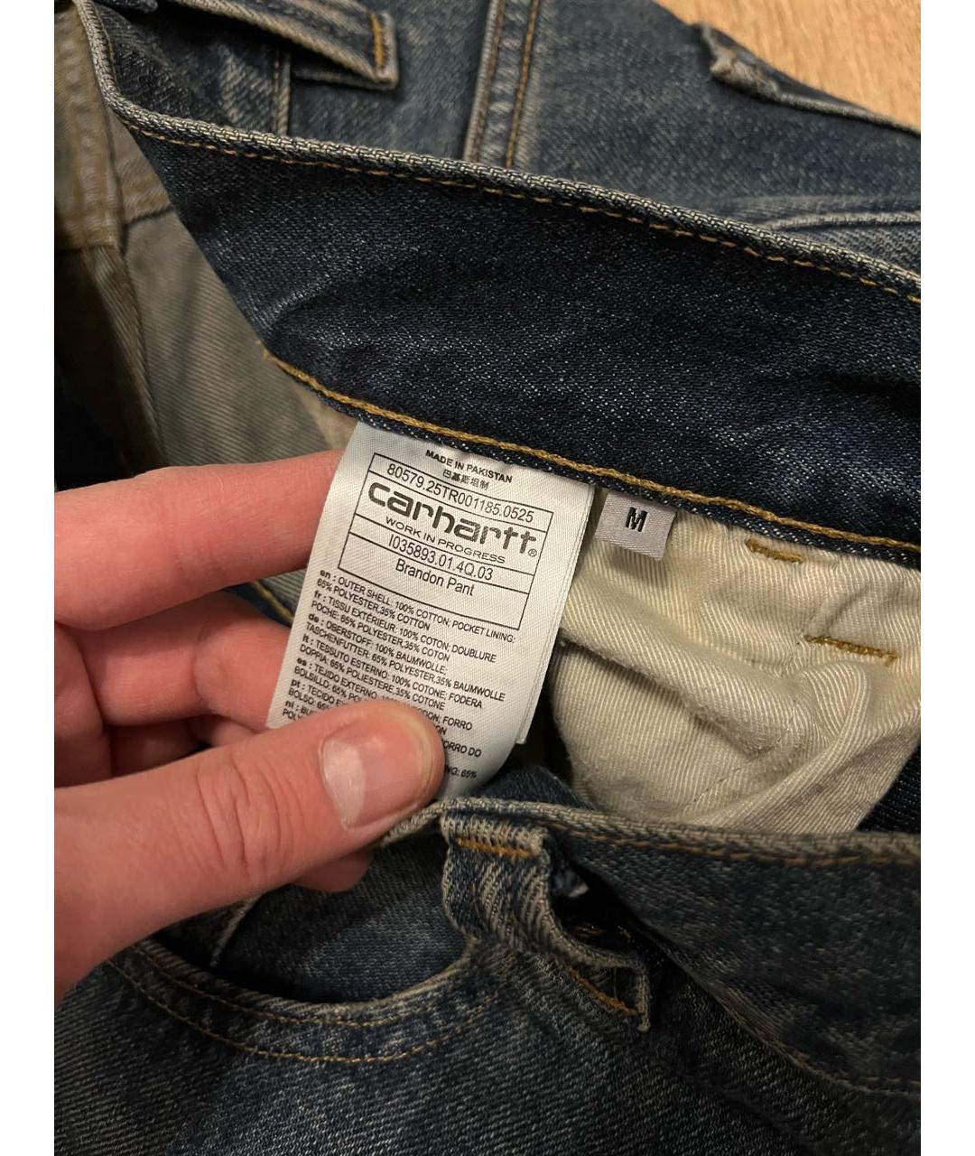 CARHARTT WIP Хлопковые прямые джинсы, фото 4