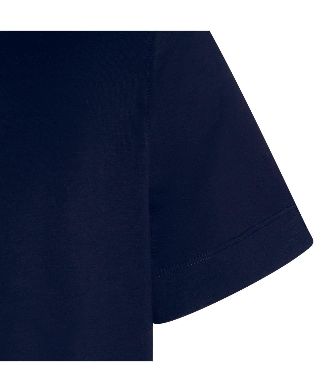 ZEGNA Синий хлопковый джемпер / свитер, фото 3