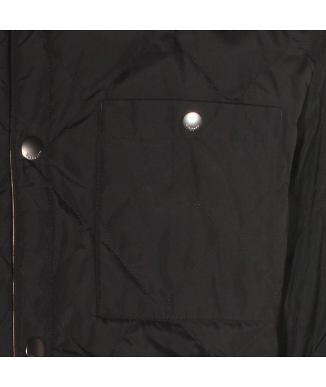 BURBERRY Черная полиамидовая куртка, фото 3