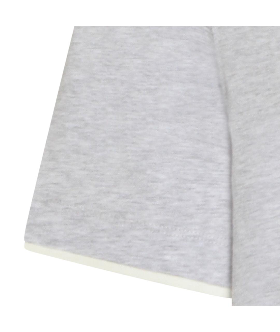 BRUNELLO CUCINELLI Серая хлопковая футболка, фото 3