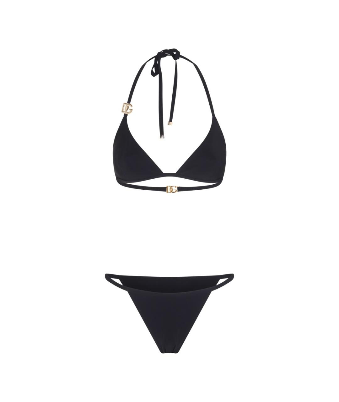 DOLCE&GABBANA Черный синтетический купальник, фото 1