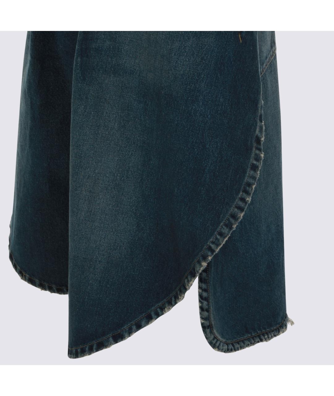 BALENCIAGA Синие хлопковые шорты, фото 5