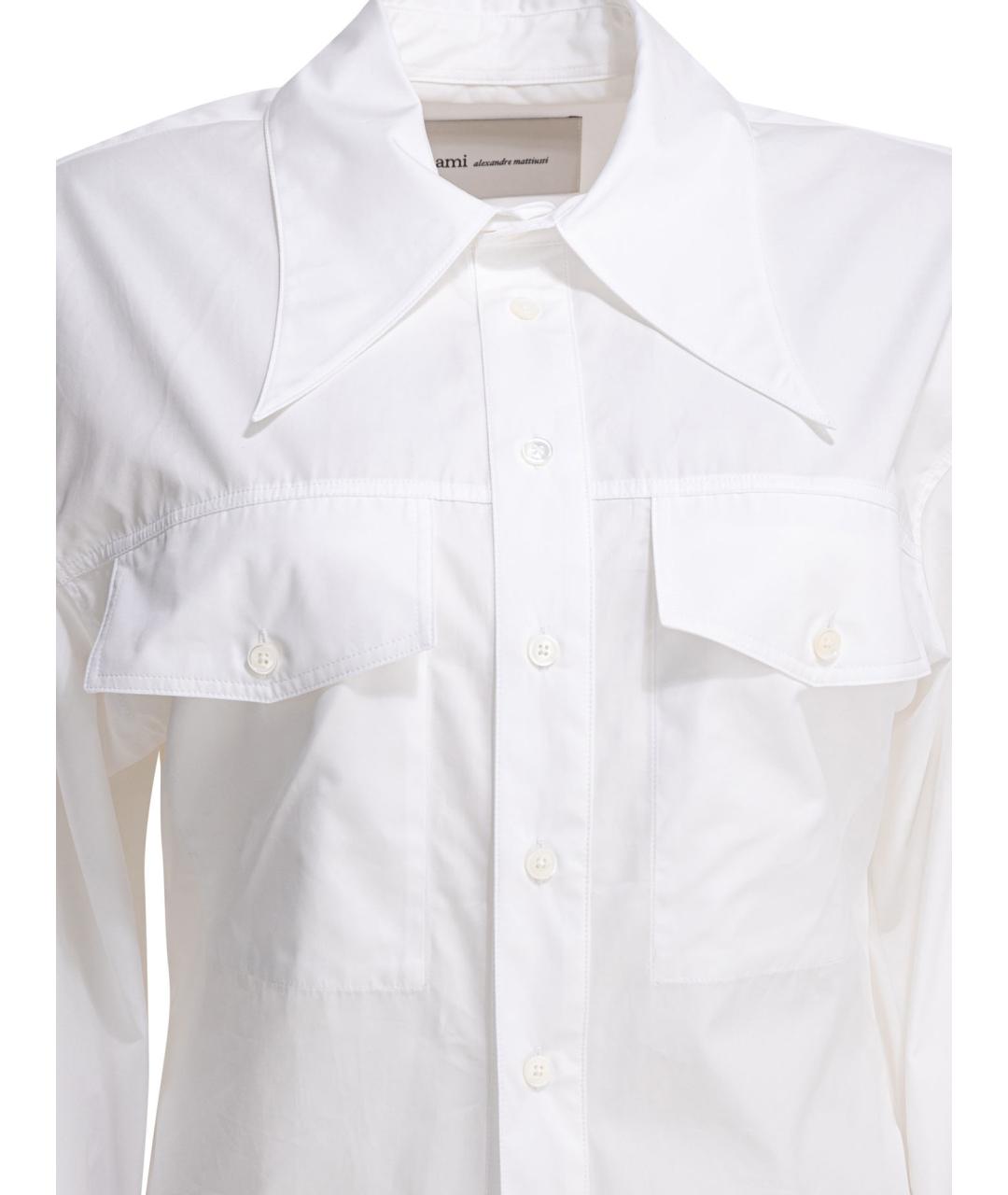 Ami Paris Белая хлопковая рубашка, фото 3