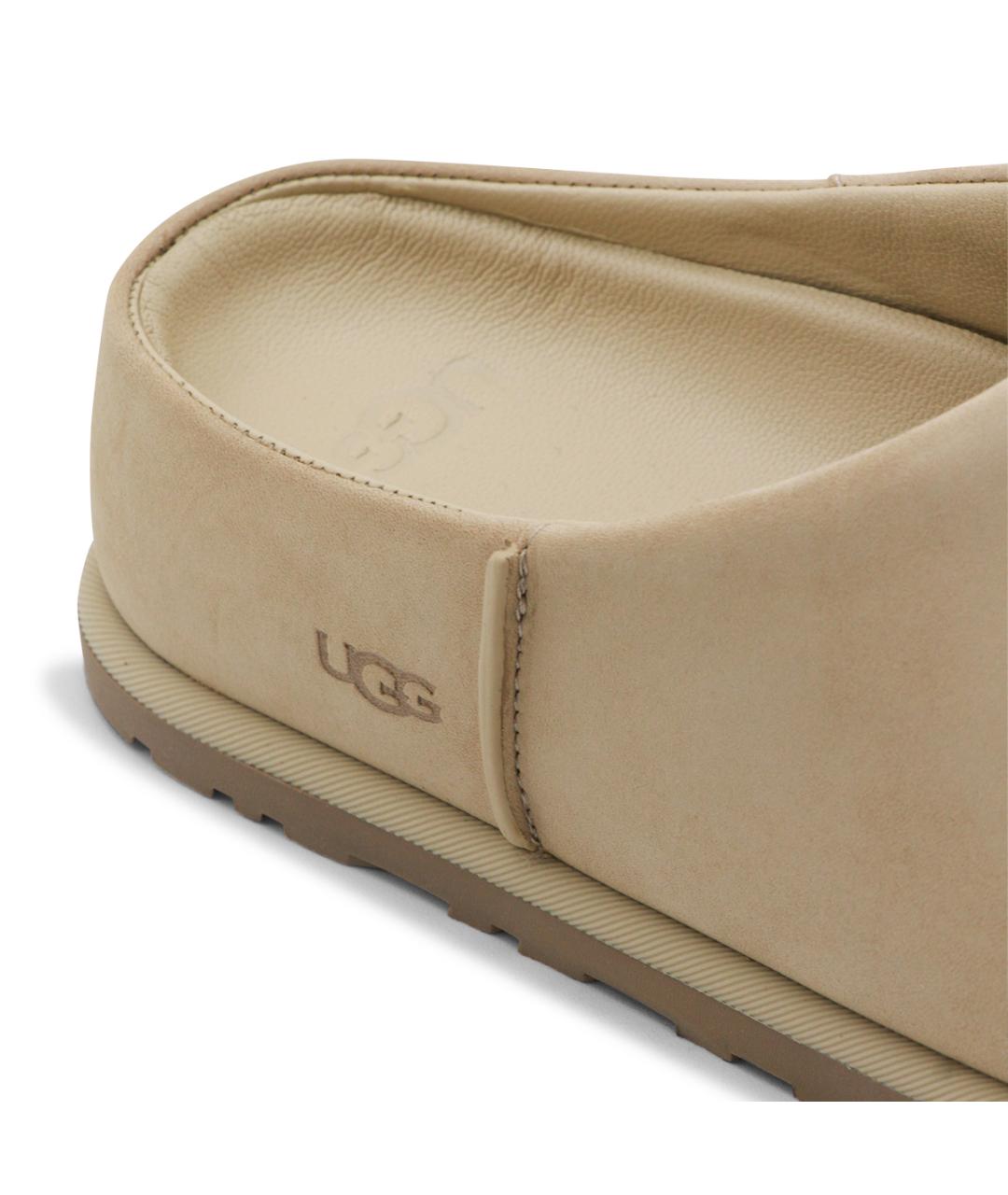 UGG AUSTRALIA Бежевые замшевые мюли, фото 4
