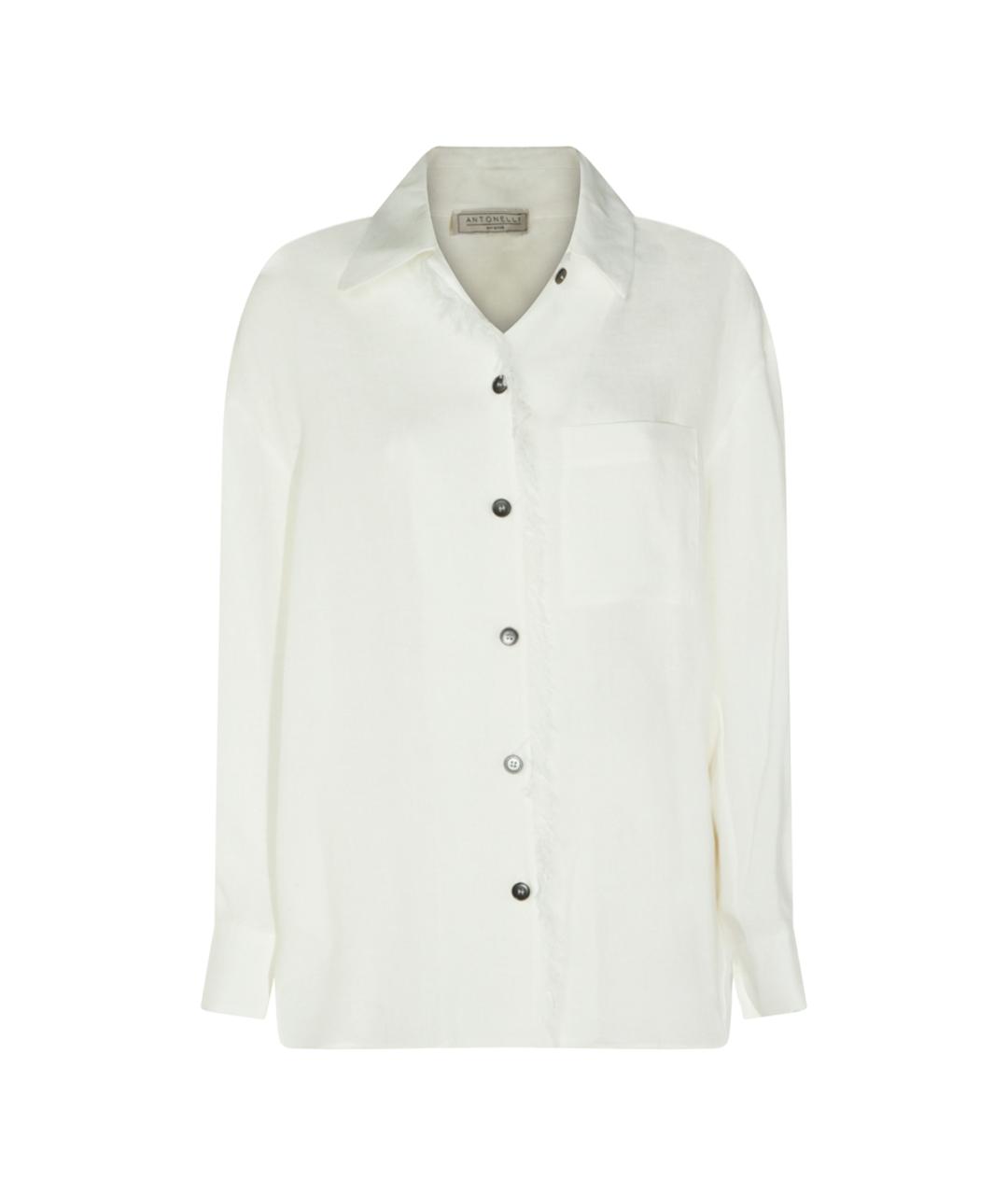 ANTONELLI FIRENZE Белая льняная рубашка, фото 1