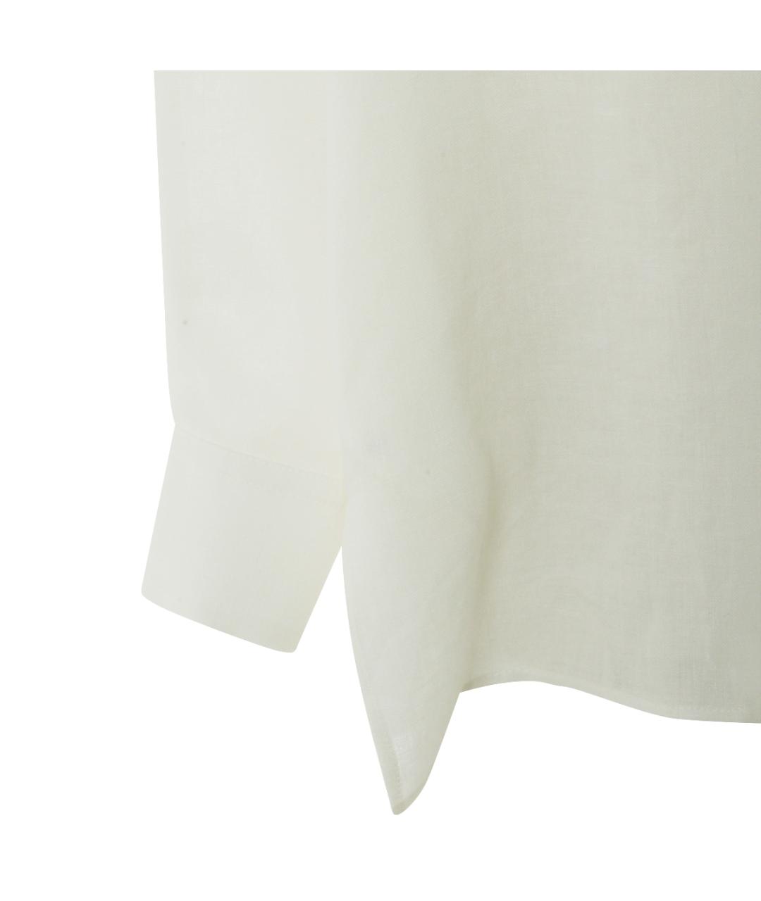 ANTONELLI FIRENZE Белая льняная рубашка, фото 4