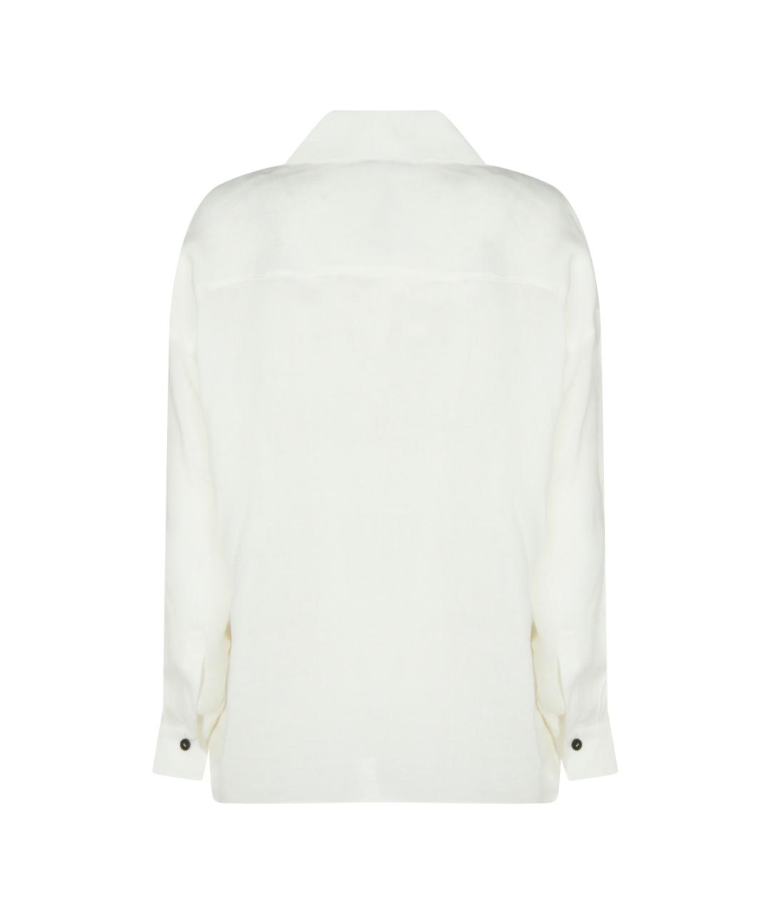 ANTONELLI FIRENZE Белая льняная рубашка, фото 2