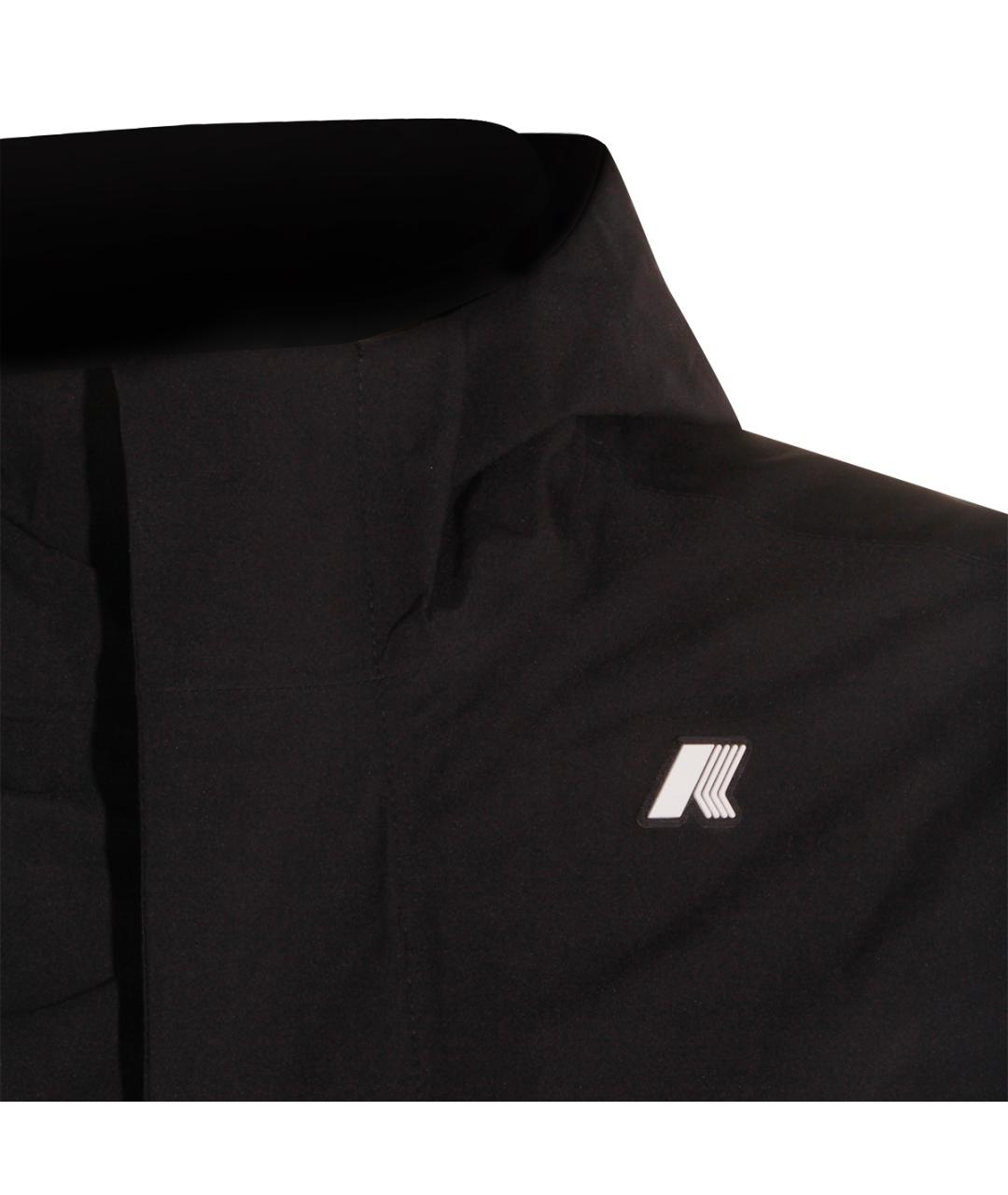 K-WAY Темно-синяя полиэстеровая куртка, фото 3