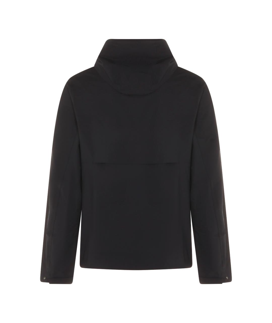 K-WAY Темно-синяя полиэстеровая куртка, фото 2