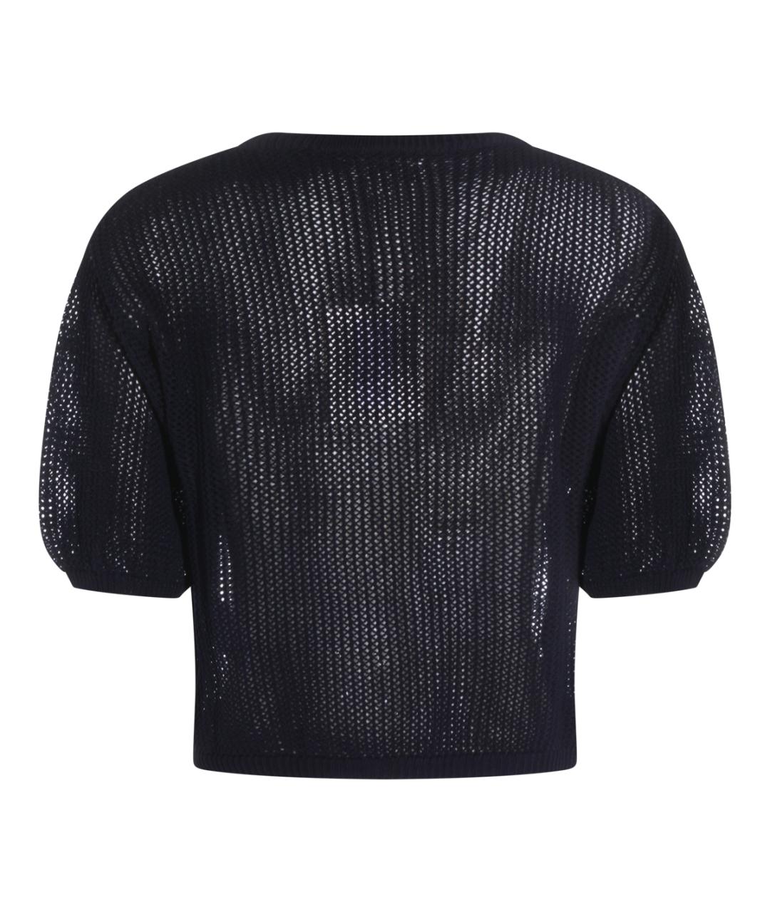 ANTONELLI FIRENZE Темно-синий хлопковый джемпер / свитер, фото 2