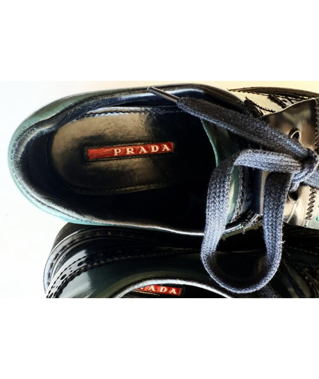 PRADA Мульти кожаные брогги и оксфорды, фото 6