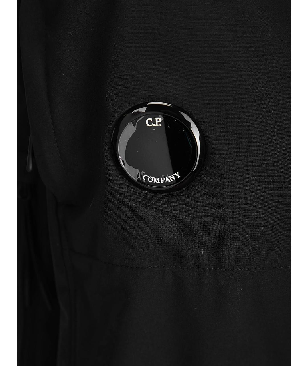 CP COMPANY Черная полиэстеровая куртка, фото 2