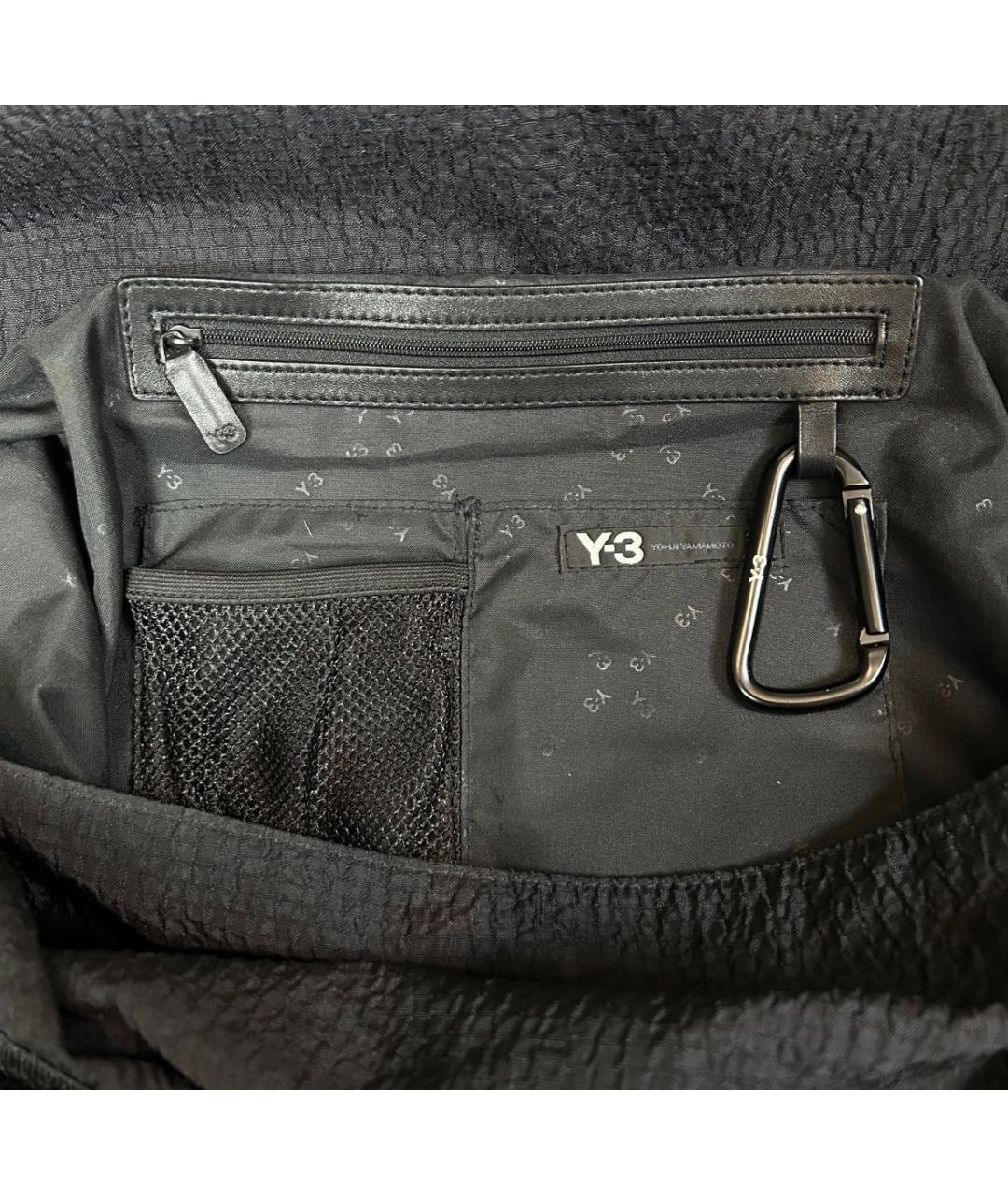 YOHJI YAMAMOTO Антрацитовая сумка на плечо, фото 4