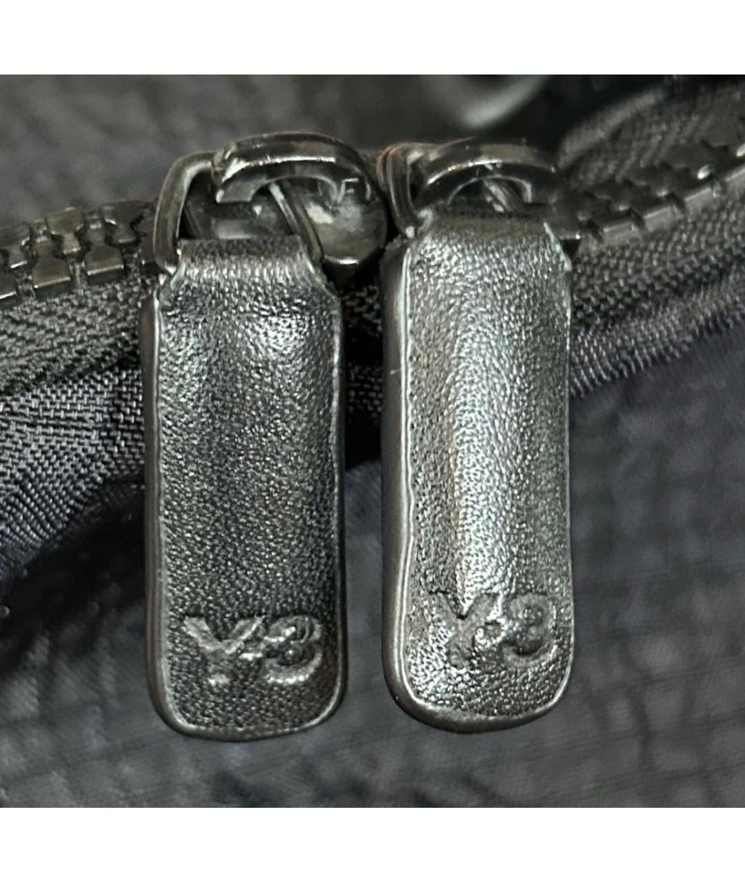 YOHJI YAMAMOTO Антрацитовая сумка на плечо, фото 5