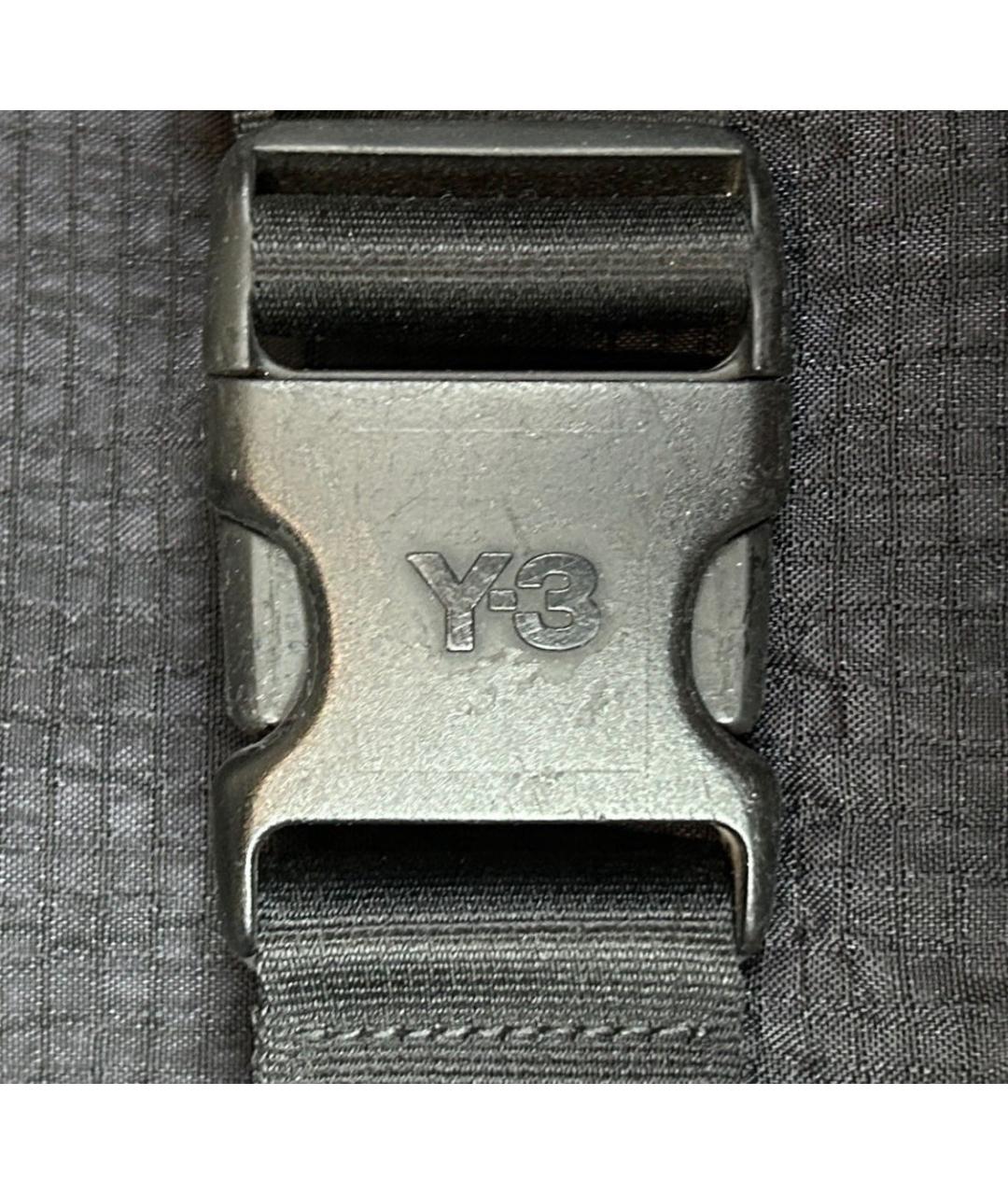 YOHJI YAMAMOTO Антрацитовая сумка на плечо, фото 3