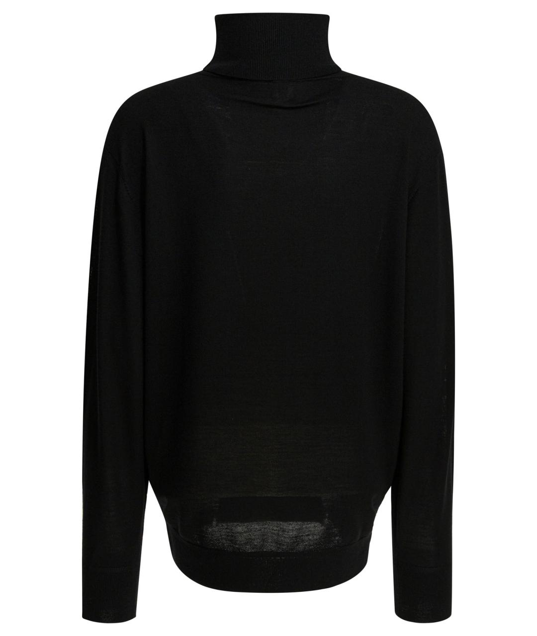 TOTEME Черный шерстяной джемпер / свитер, фото 2