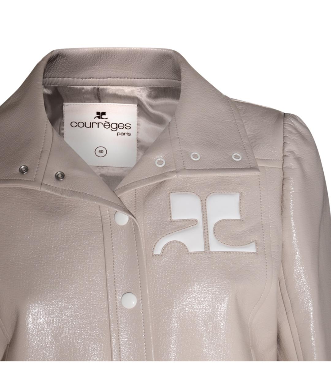 COURREGES Серая хлопковая куртка, фото 3