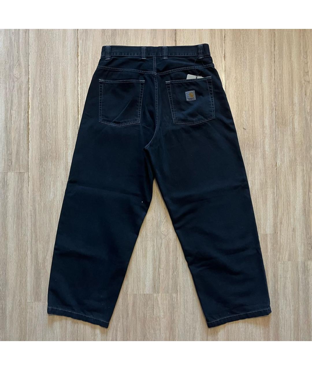 CARHARTT WIP Темно-синие хлопковые повседневные брюки, фото 2