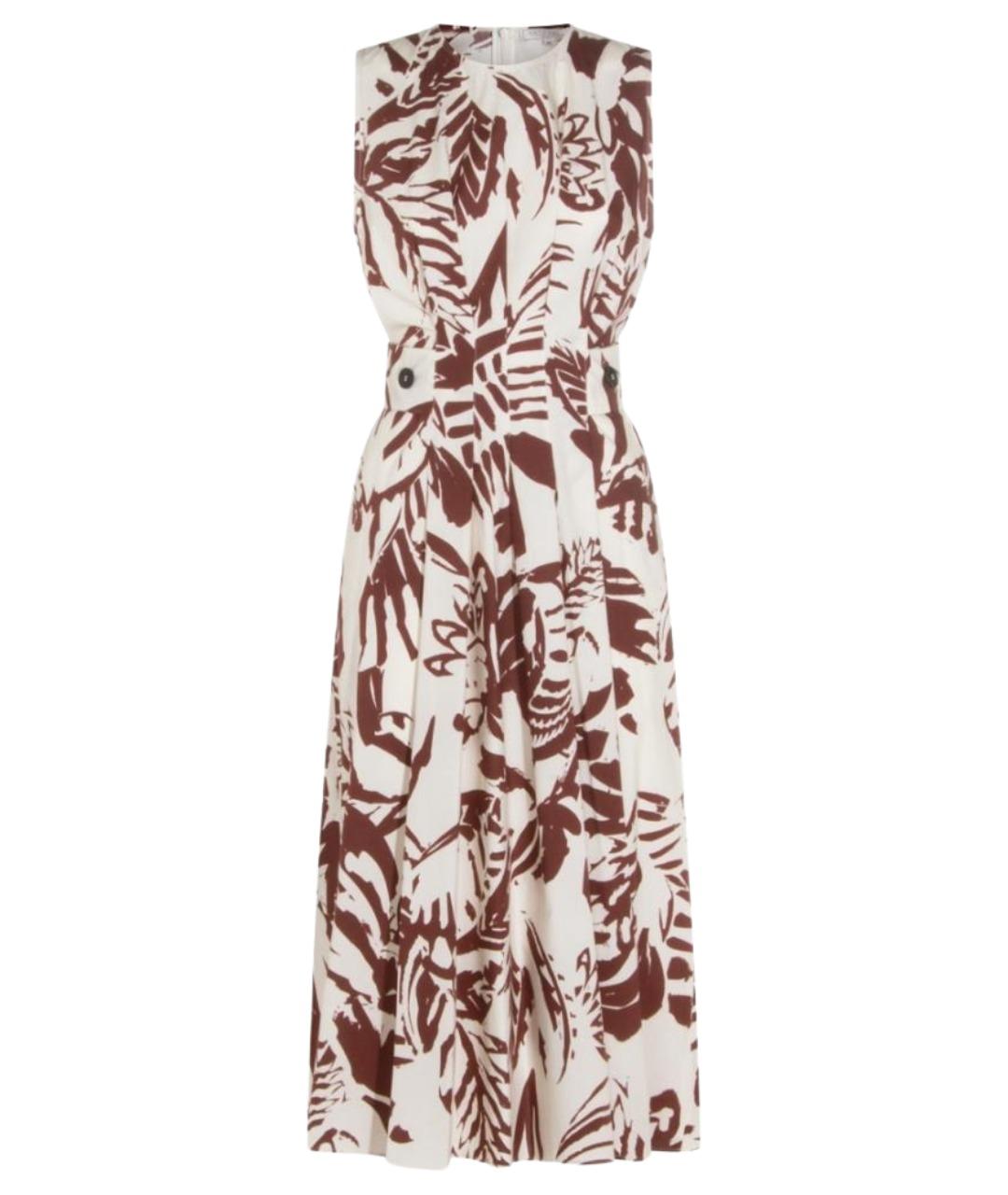 ANTONELLI FIRENZE Коричневое хлопковое повседневное платье, фото 1