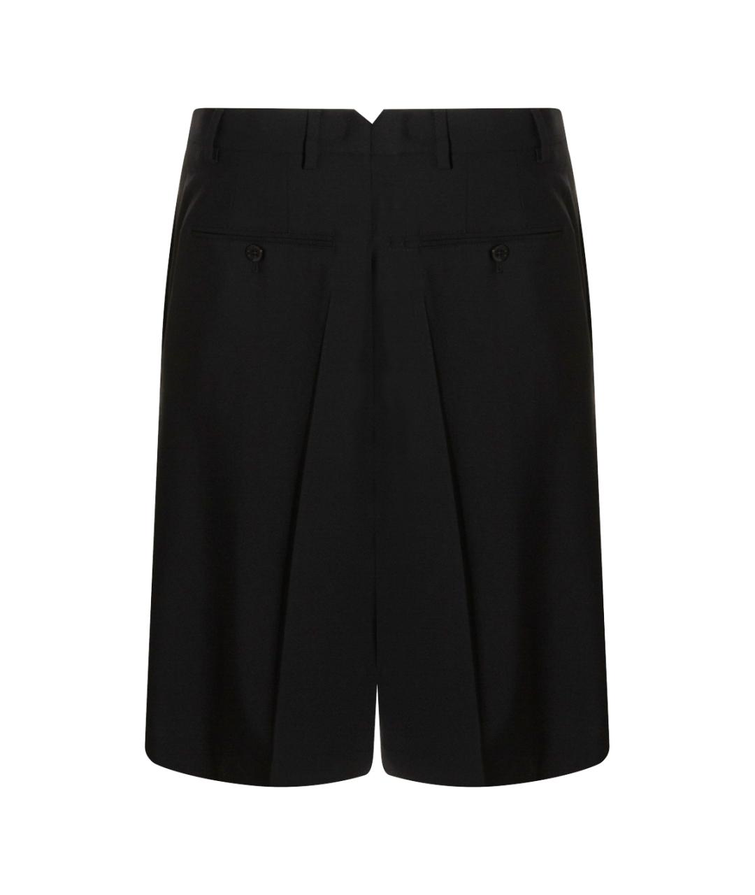 Ami Paris Черные шерстяные шорты, фото 2