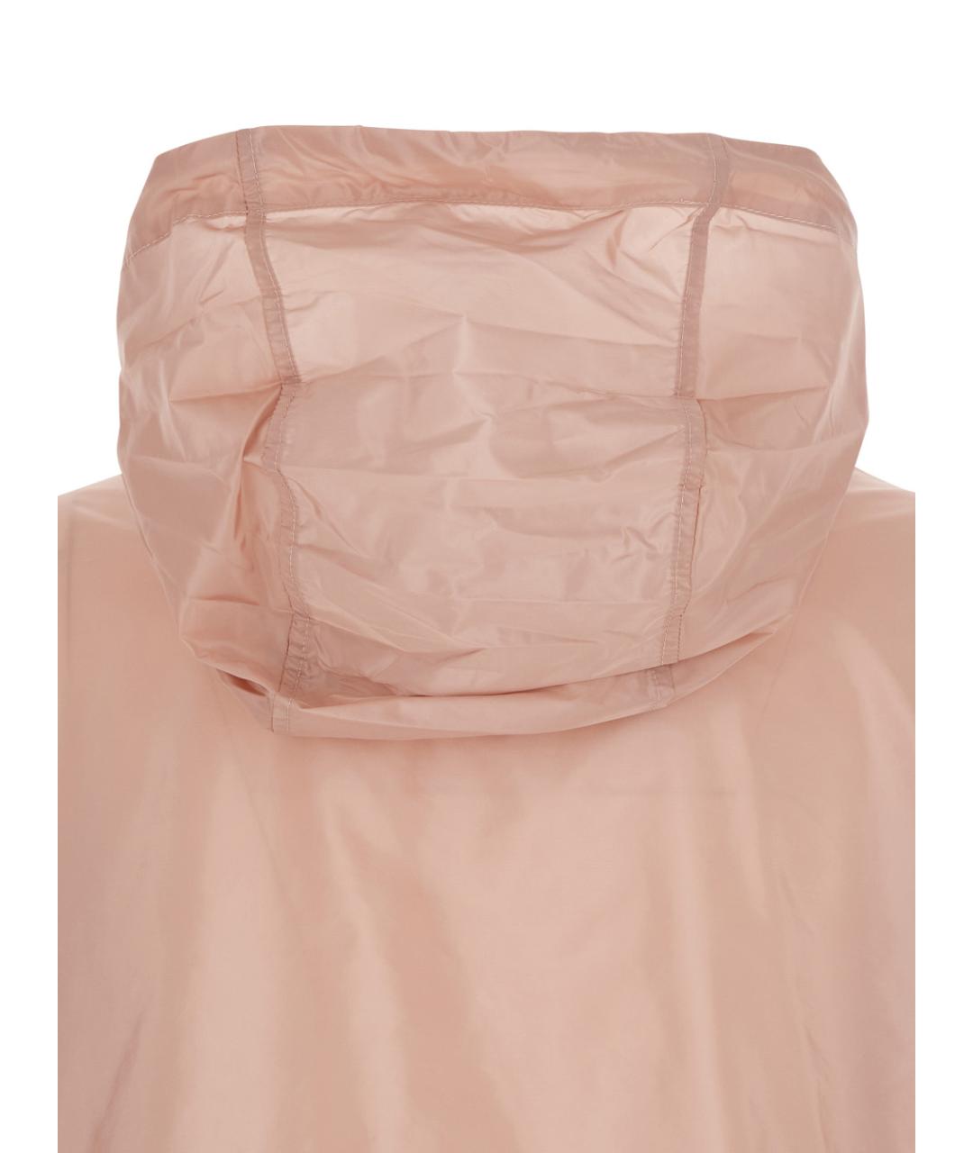 MONCLER Розовая полиамидовая куртка, фото 4