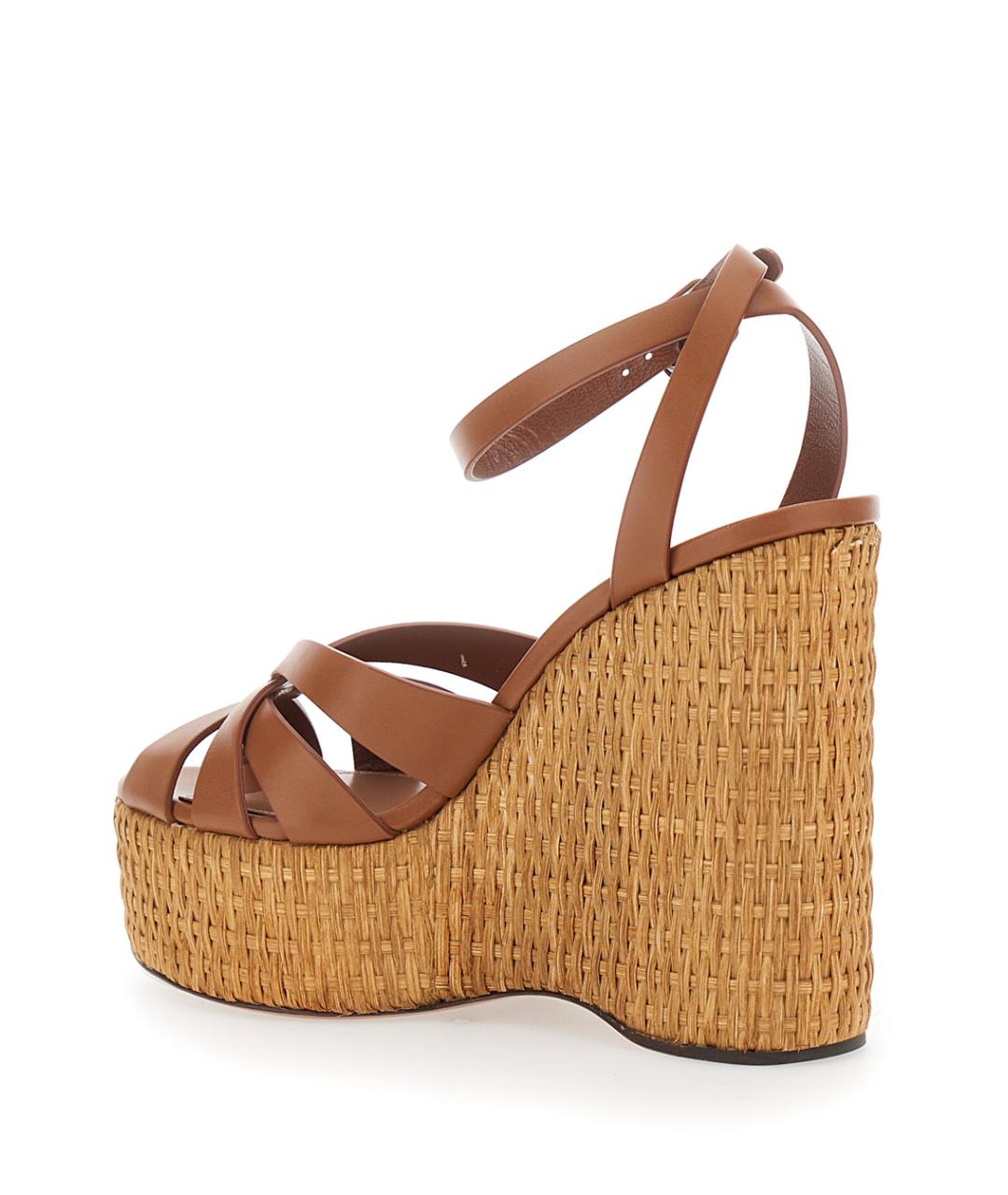 AQUAZZURA Коричневые босоножки, фото 3