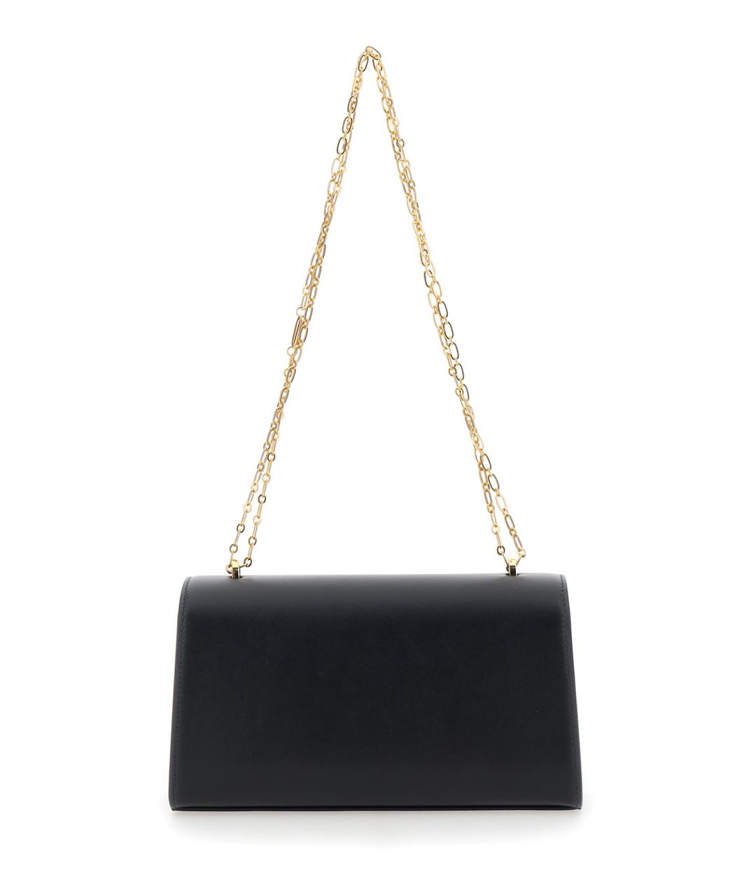 Savette Черная кожаная сумка через плечо, фото 2