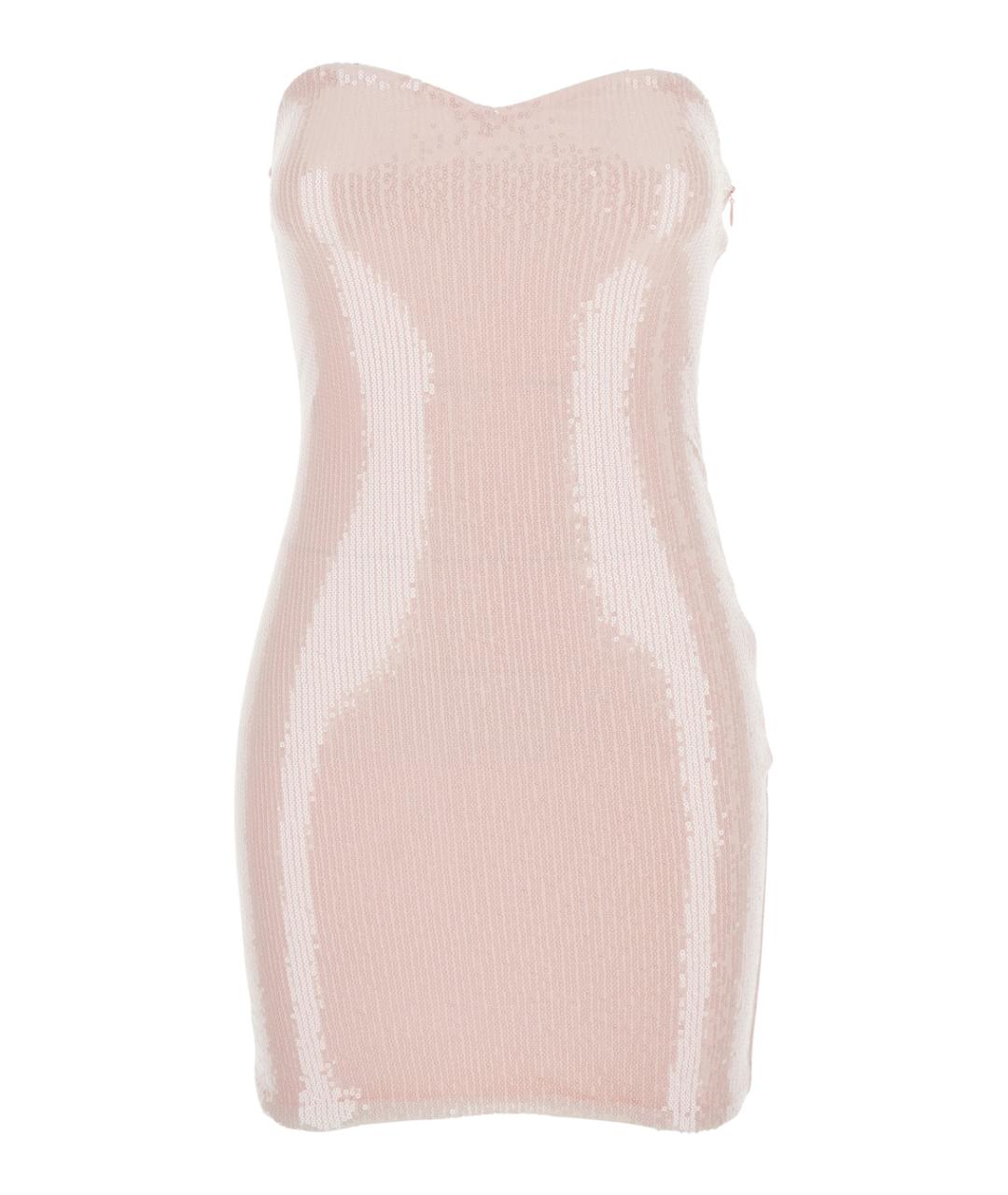 TWENTY FOURHAITCH Розовое шелковое повседневное платье, фото 1