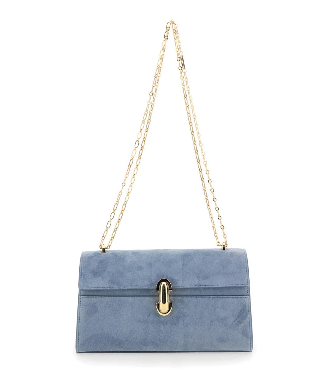 Savette Синяя замшевая сумка через плечо, фото 1