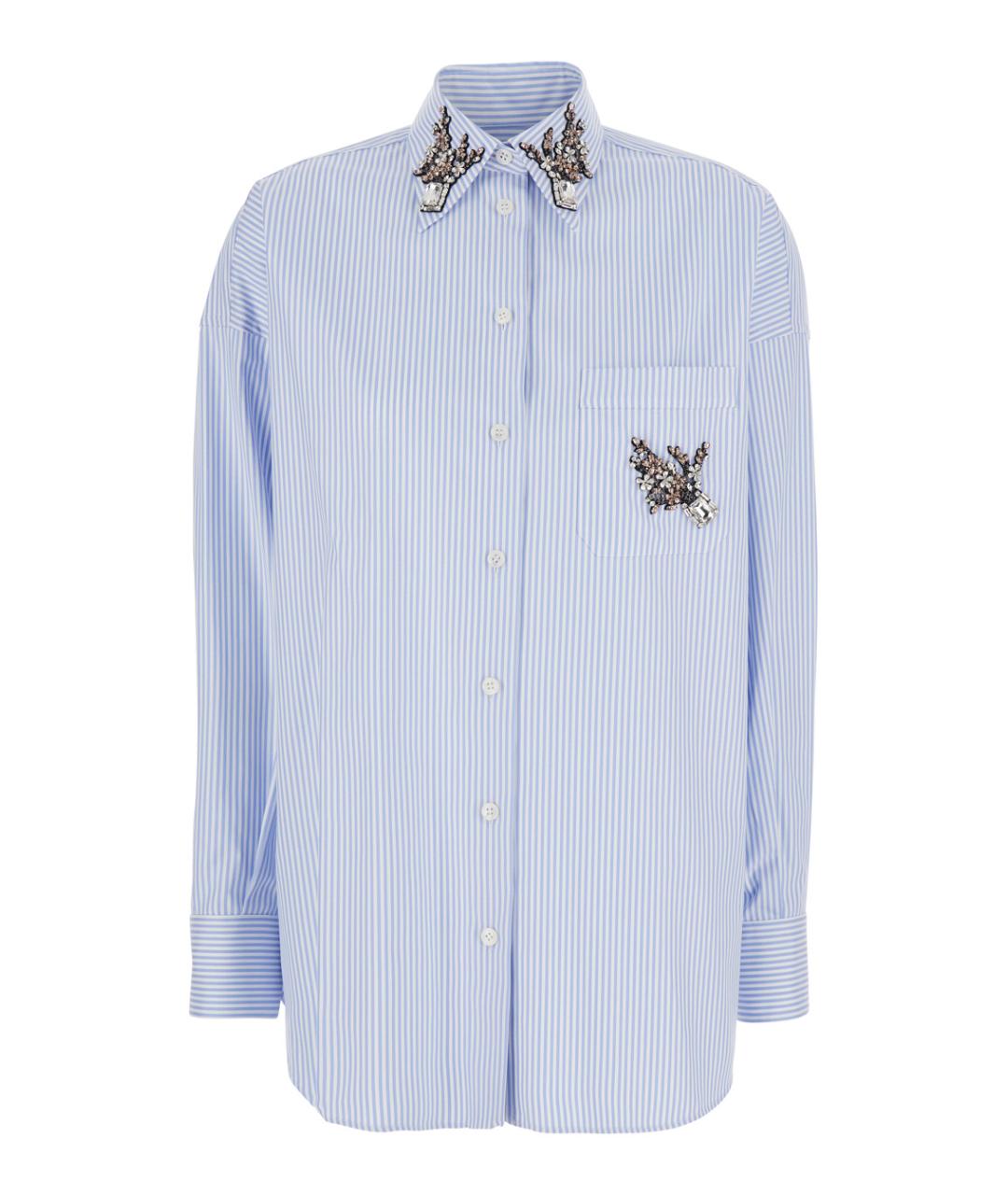 DOLCE&GABBANA Синяя рубашка, фото 1