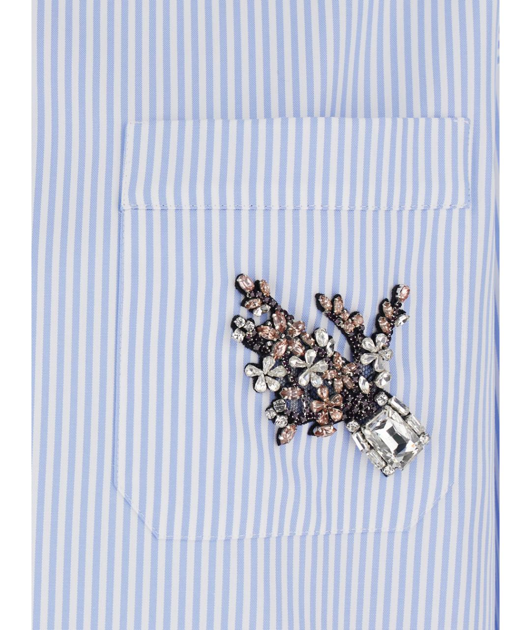 DOLCE&GABBANA Синяя рубашка, фото 3